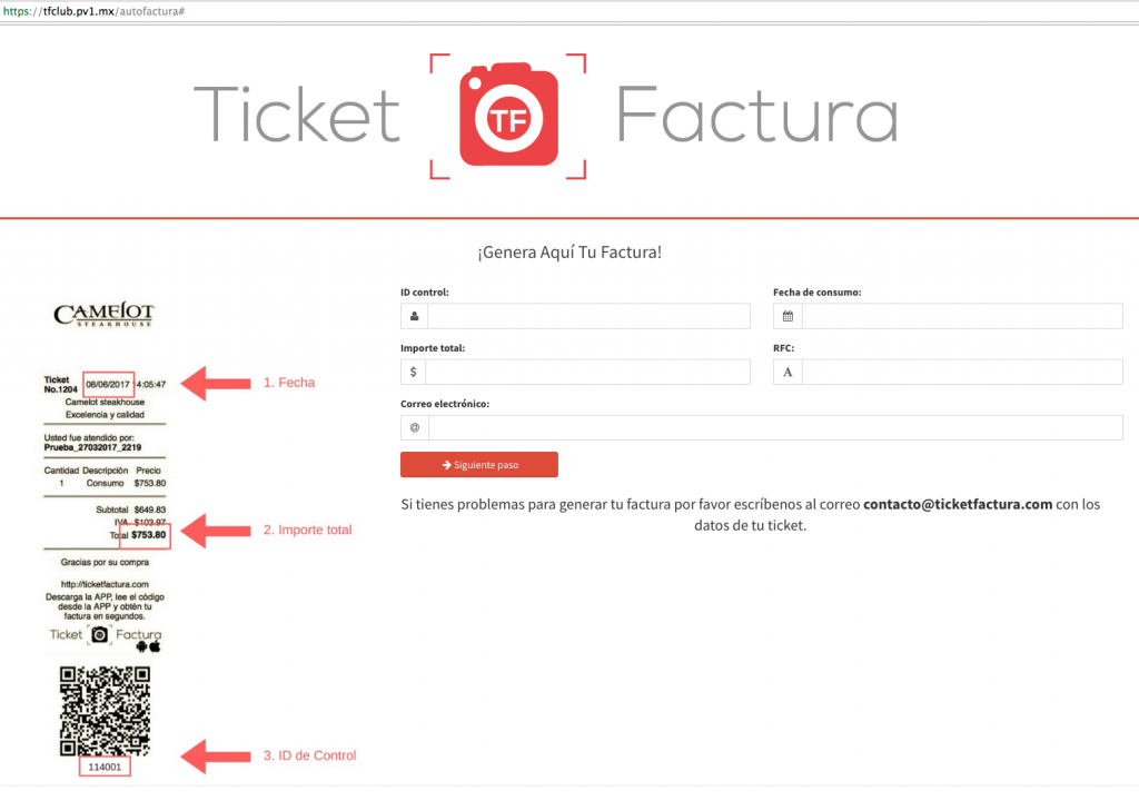 Ticket Factura Autofactura
